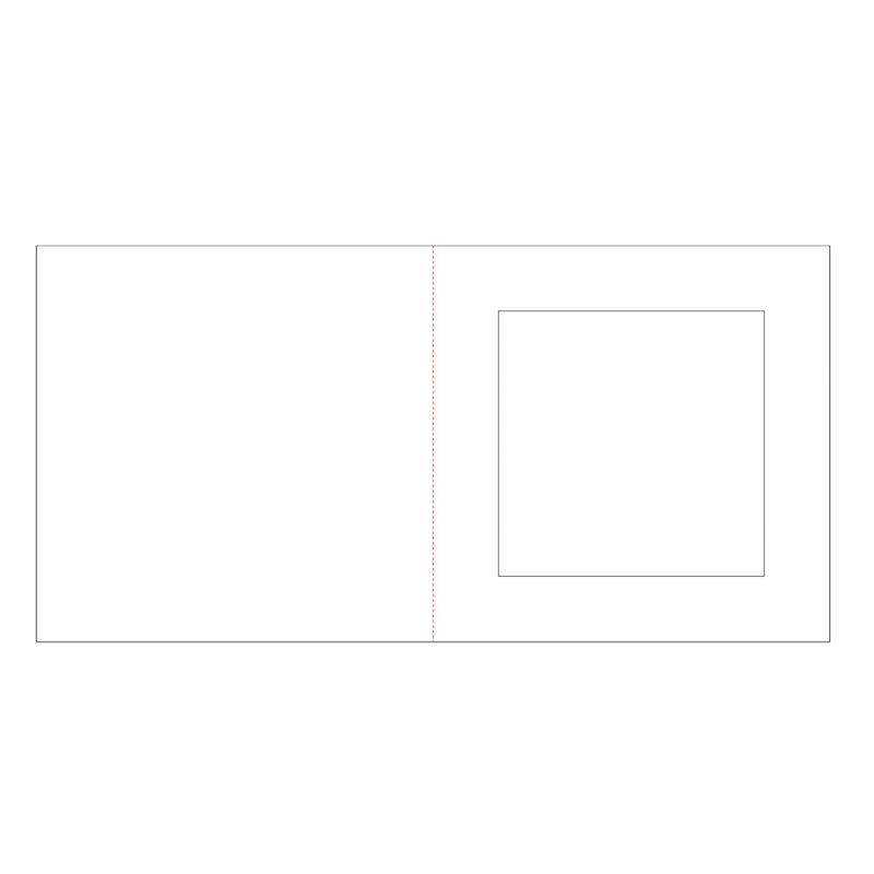 HD 6\" x 6\" Square Aperture Card Blanks